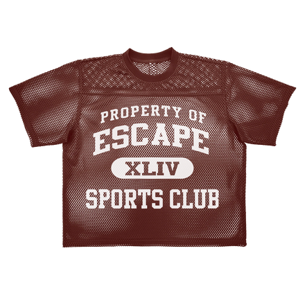 "POE" JERSEY (BRN/WHITE)